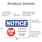 Signmission Stop Spread Of Flu, Aluminum, 12 in x 18 in OS-2PACK-NS-A-1218-25564 - alternate 3